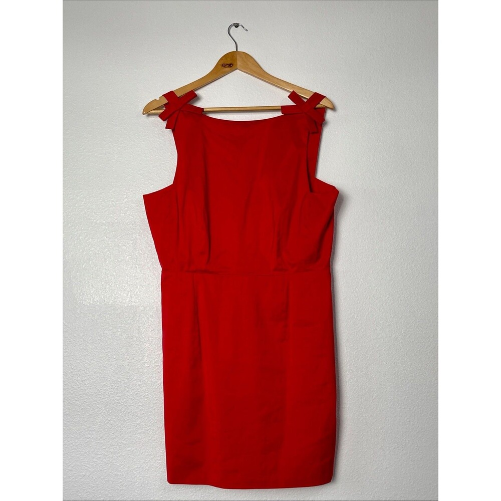 NEW GIANNI BINI x Lilly Sisto Red Blakey Taffeta Mini Dress Dainty Romantic 12
